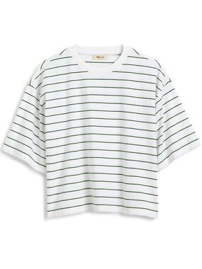 Madewell The Boxy Crop Tee Sz. S